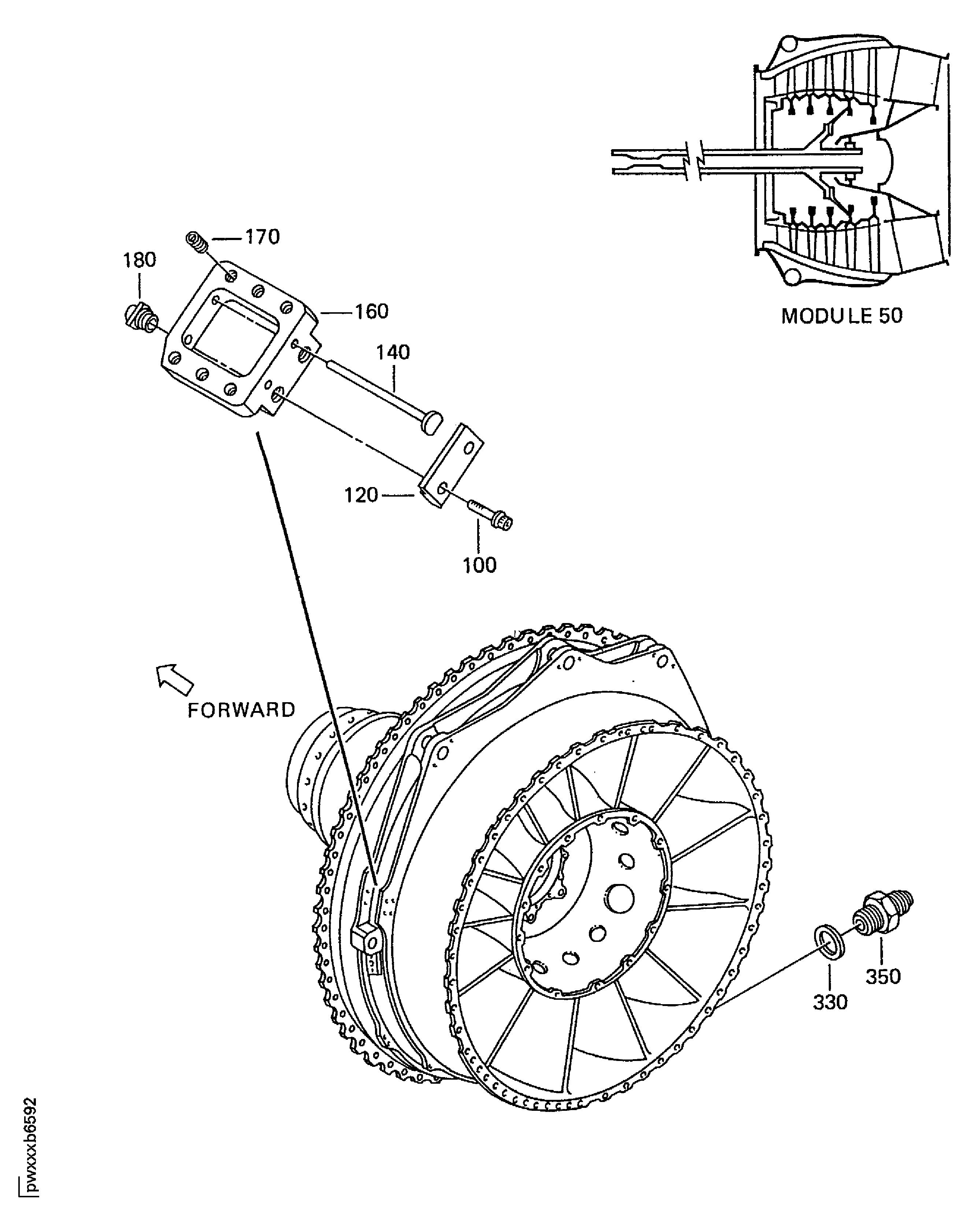 TURBINE EXHAUST CASE ASSEMBLY