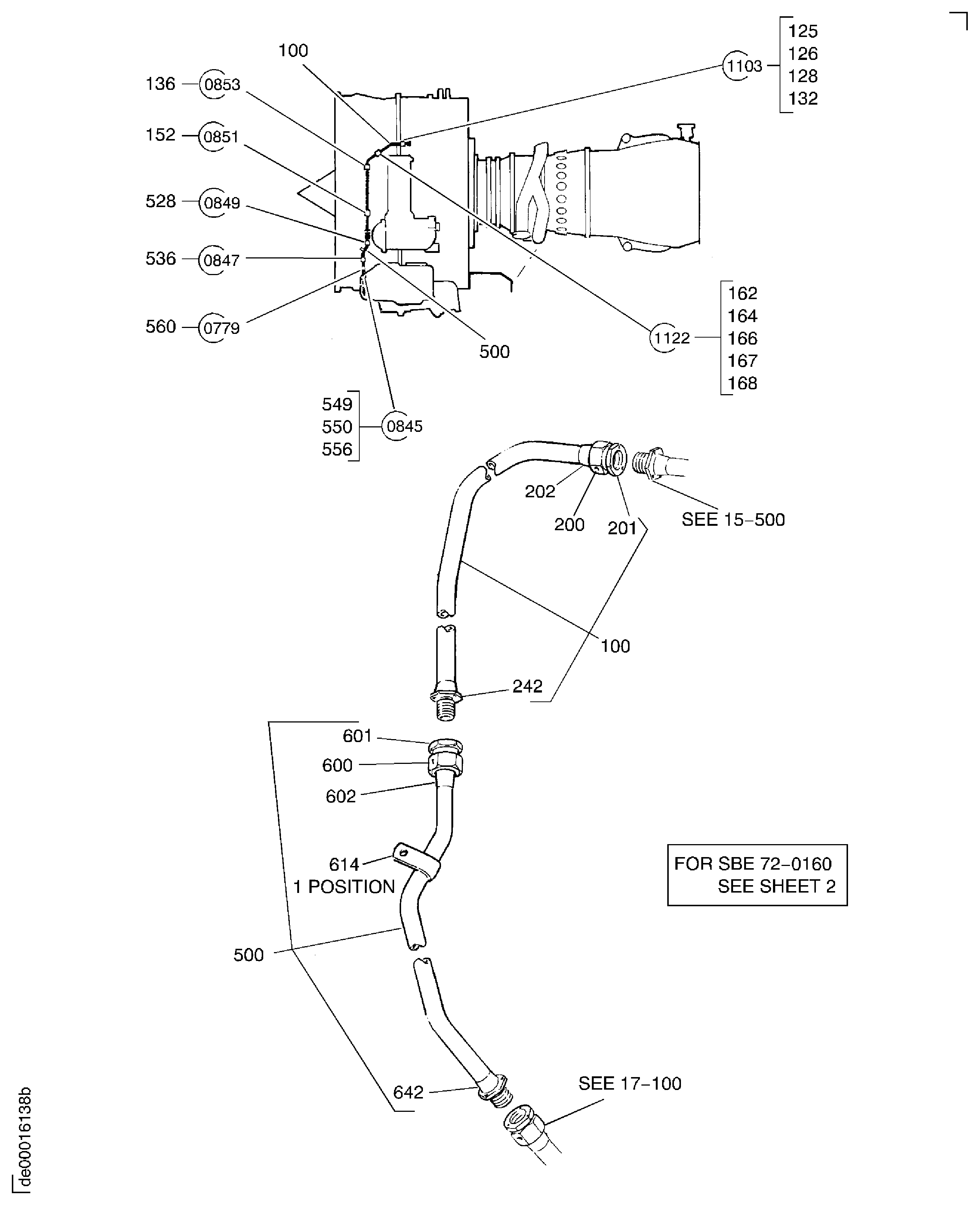 Bearing Compartment Cooling And Sealing Air Tubes