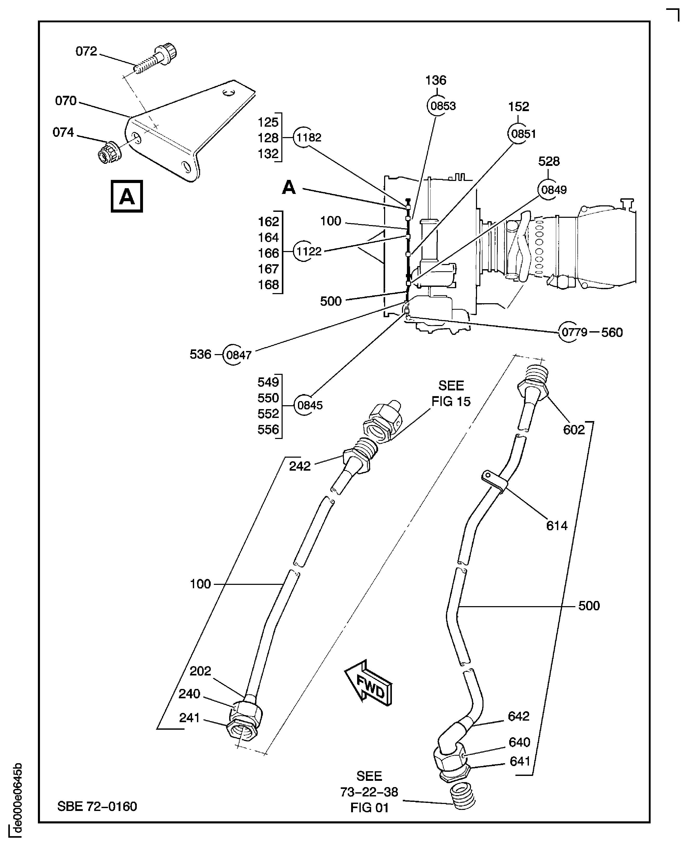 Bearing Compartment Cooling And Sealing Air Tubes