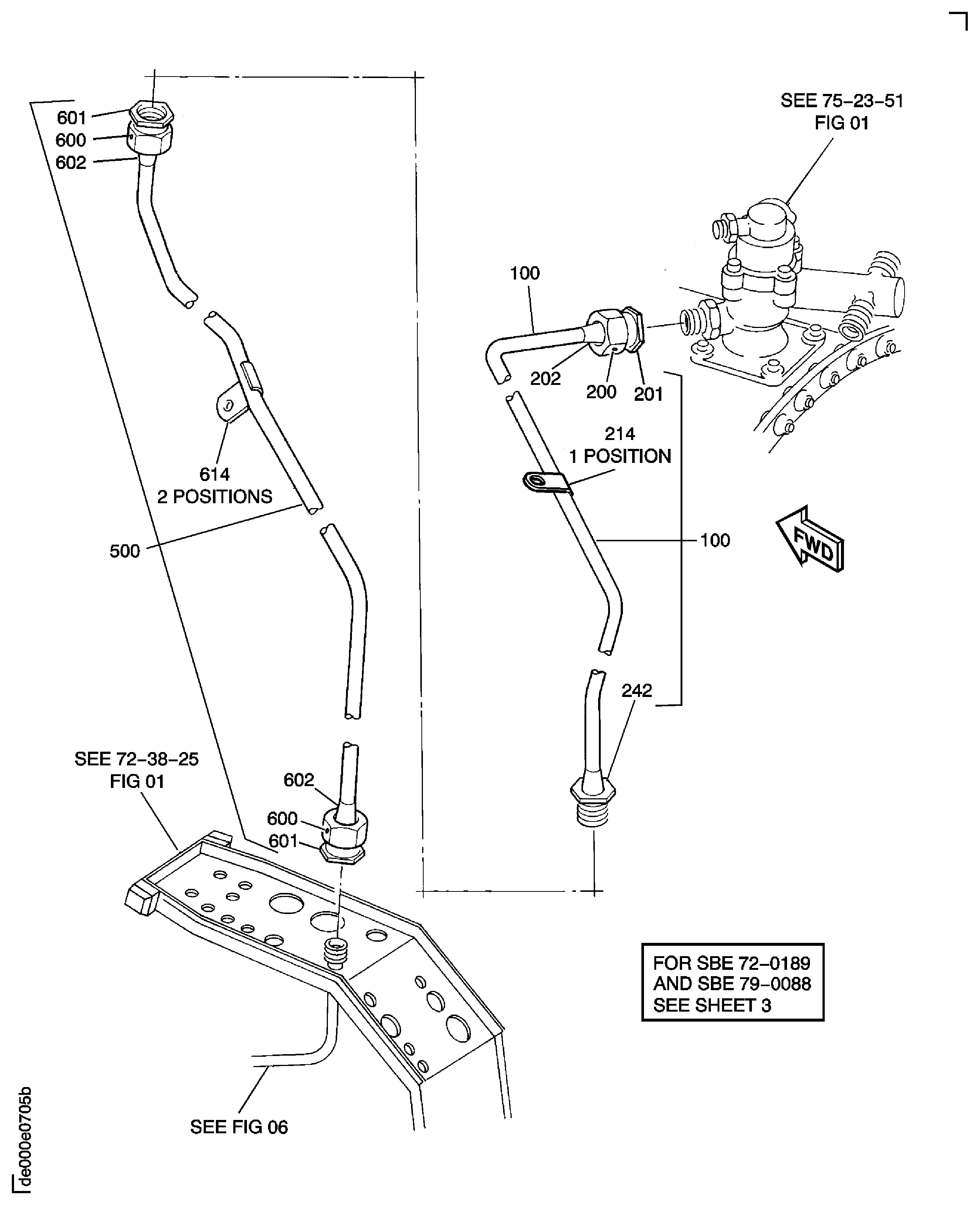 Bearing Compartment Cooling And Sealing Air Tubes