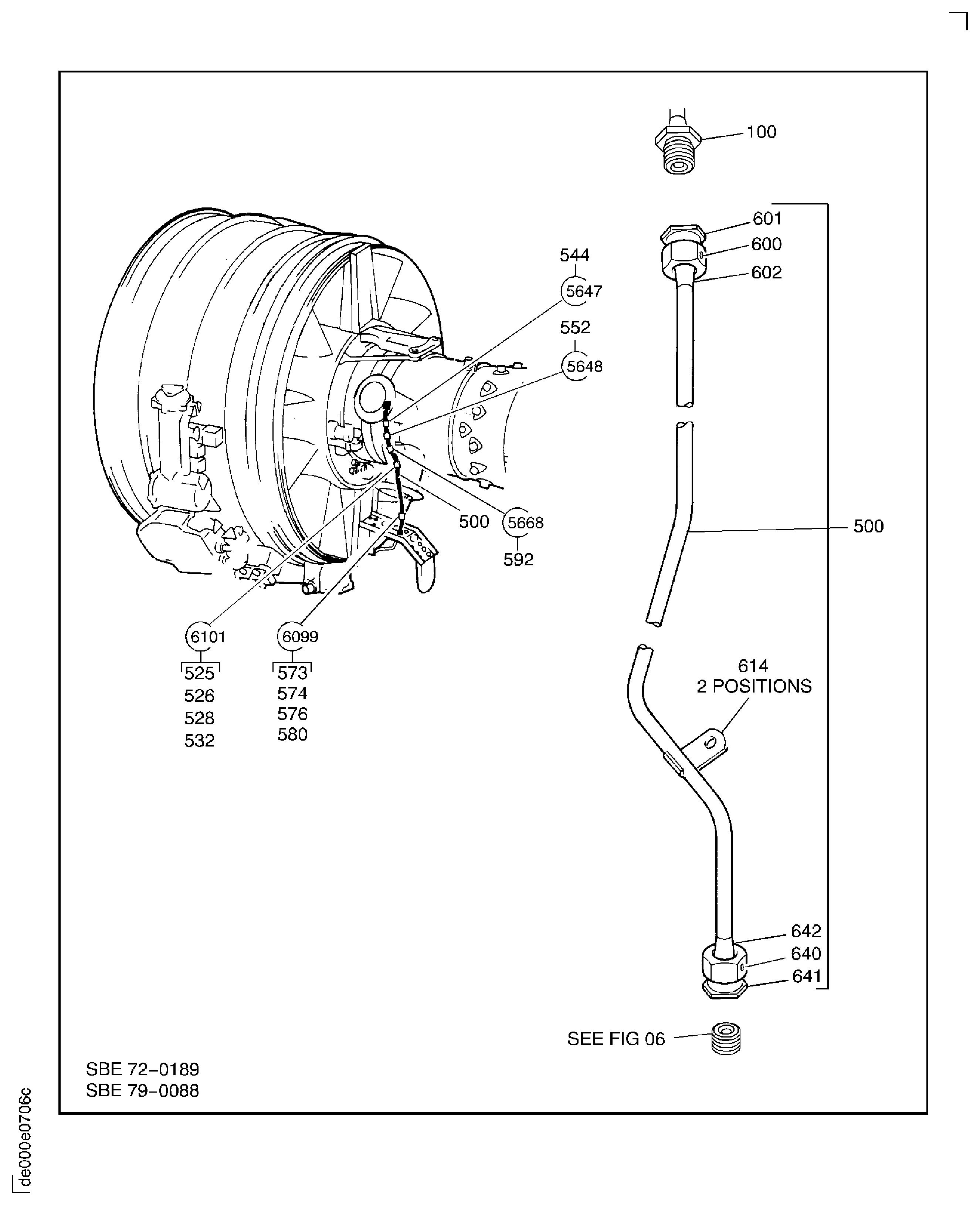 Bearing Compartment Cooling And Sealing Air Tubes