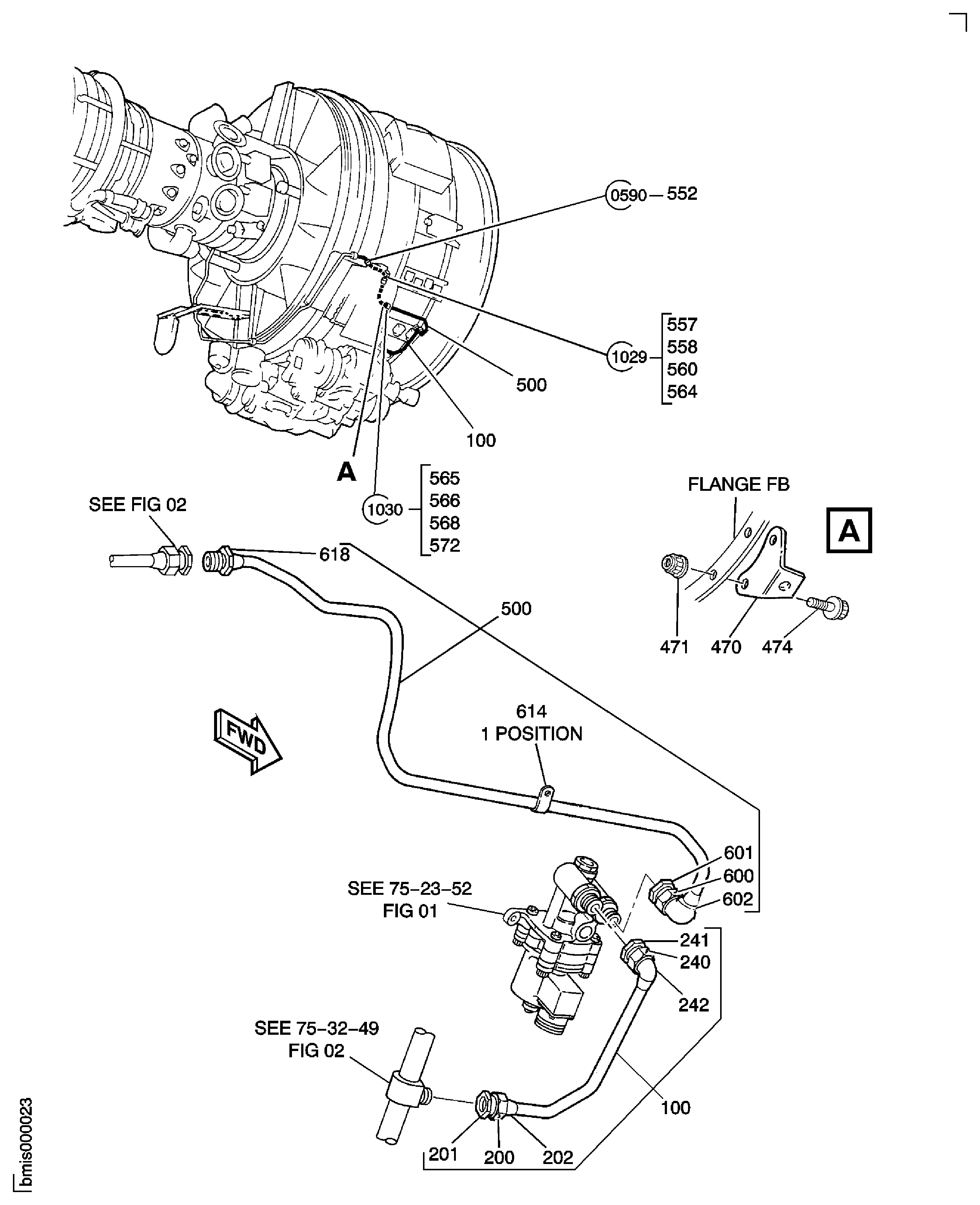 TURBINE COOLING CONTROLLED AIR TUBES
