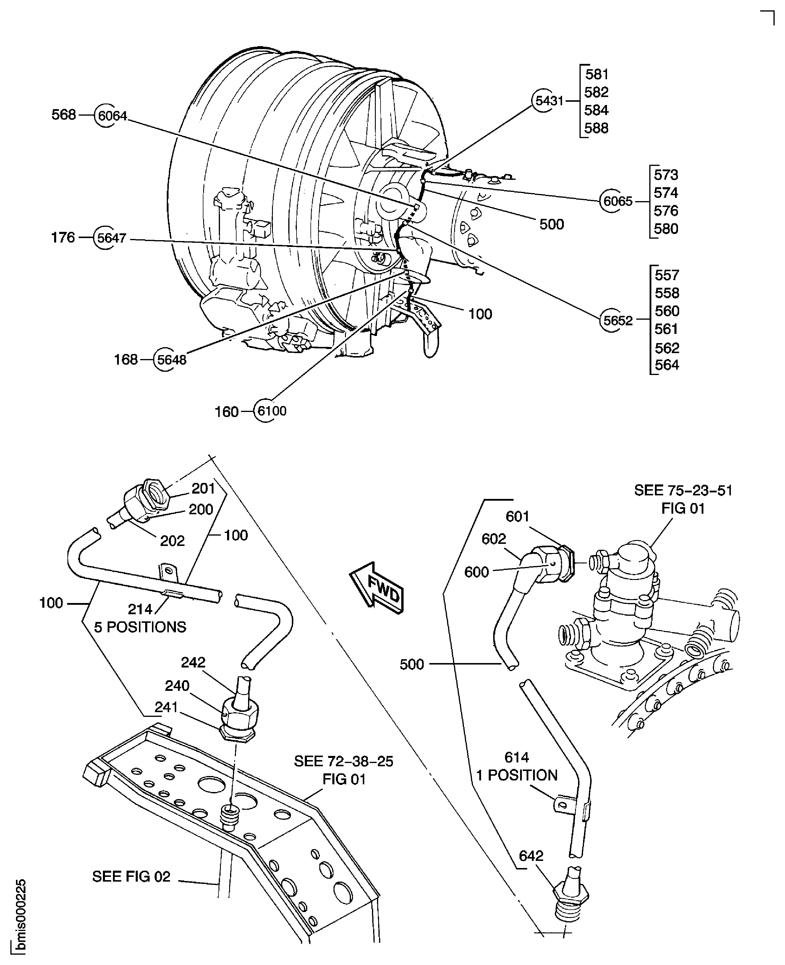 Turbine Cooling Air (TCA) Controlled Air Tubes
