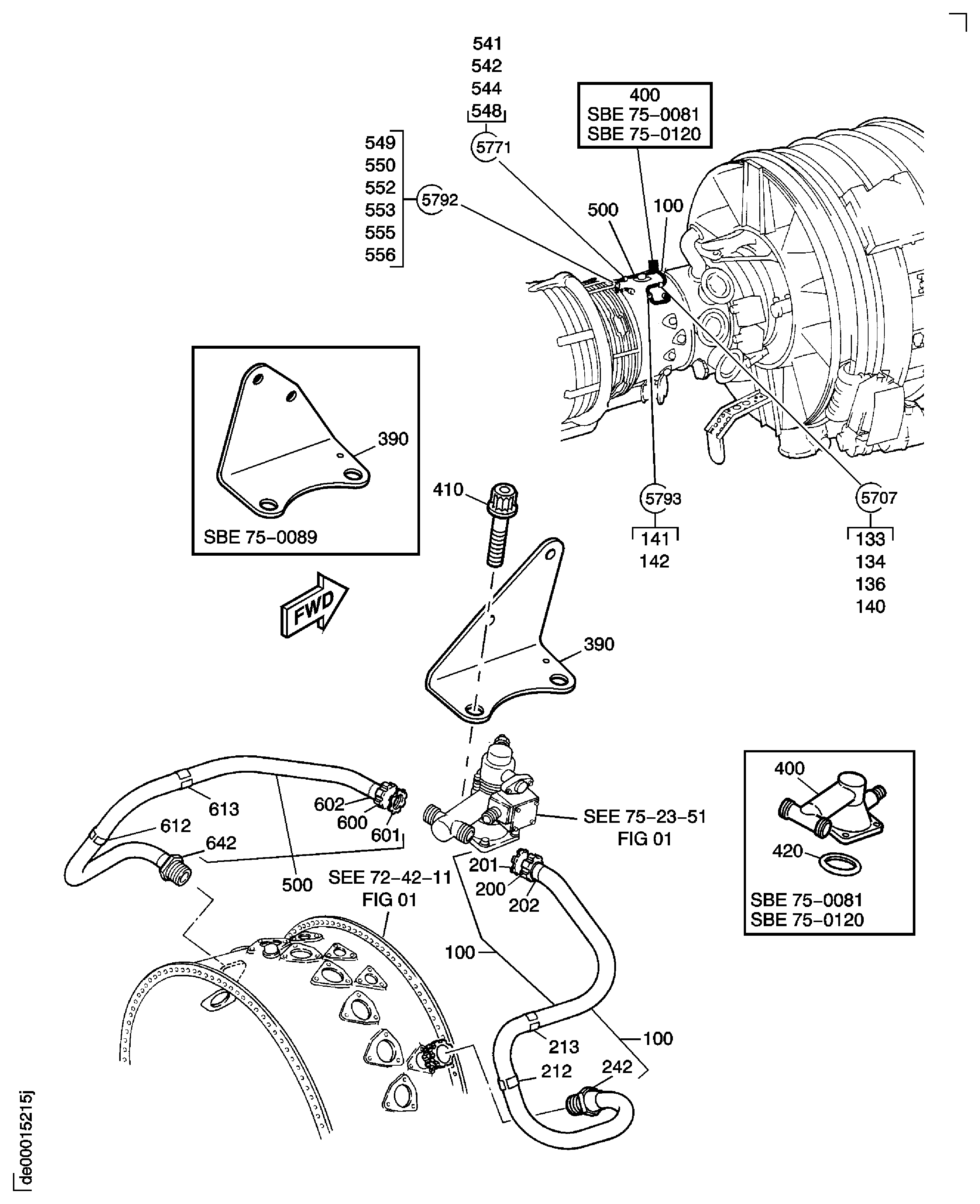 Turbine Cooling Air (TCA) Controlled Air Tubes