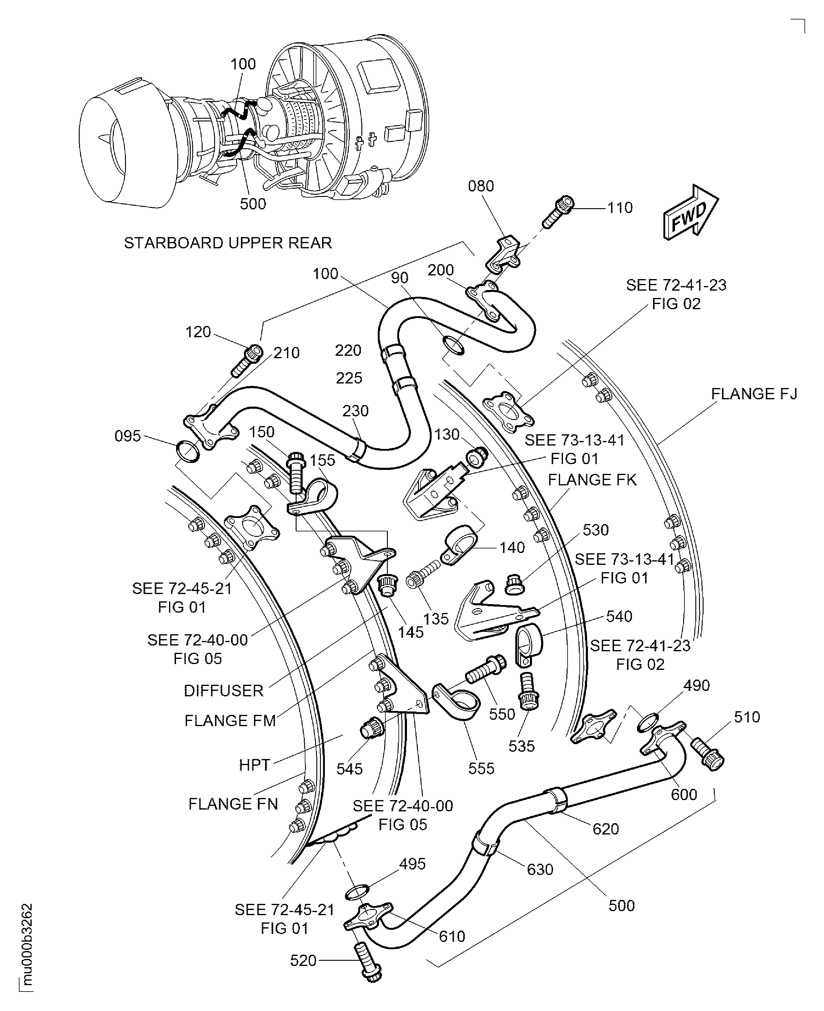 TURBINE COOLING TUBES