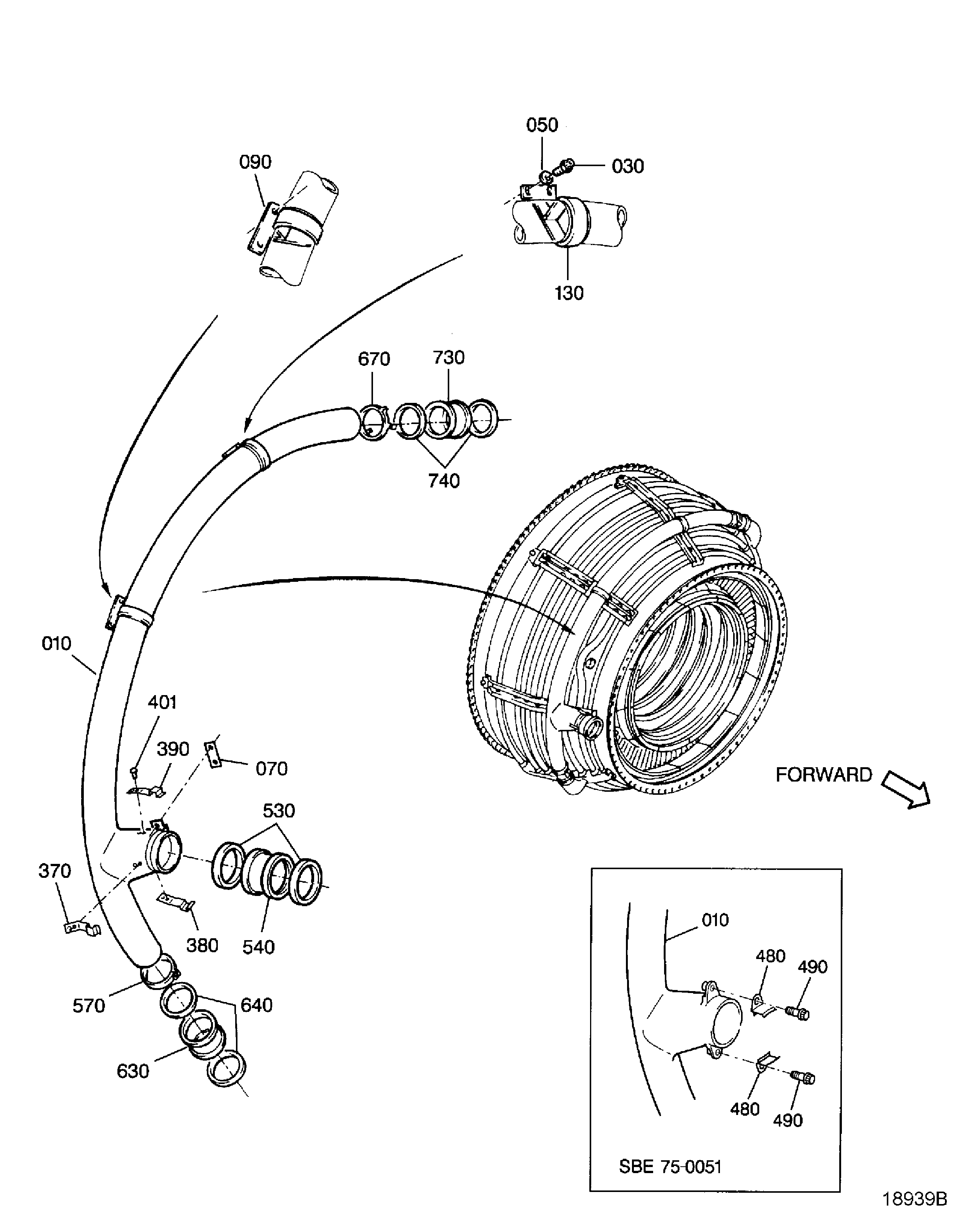 LPT ACC Air Ducts And Tubes