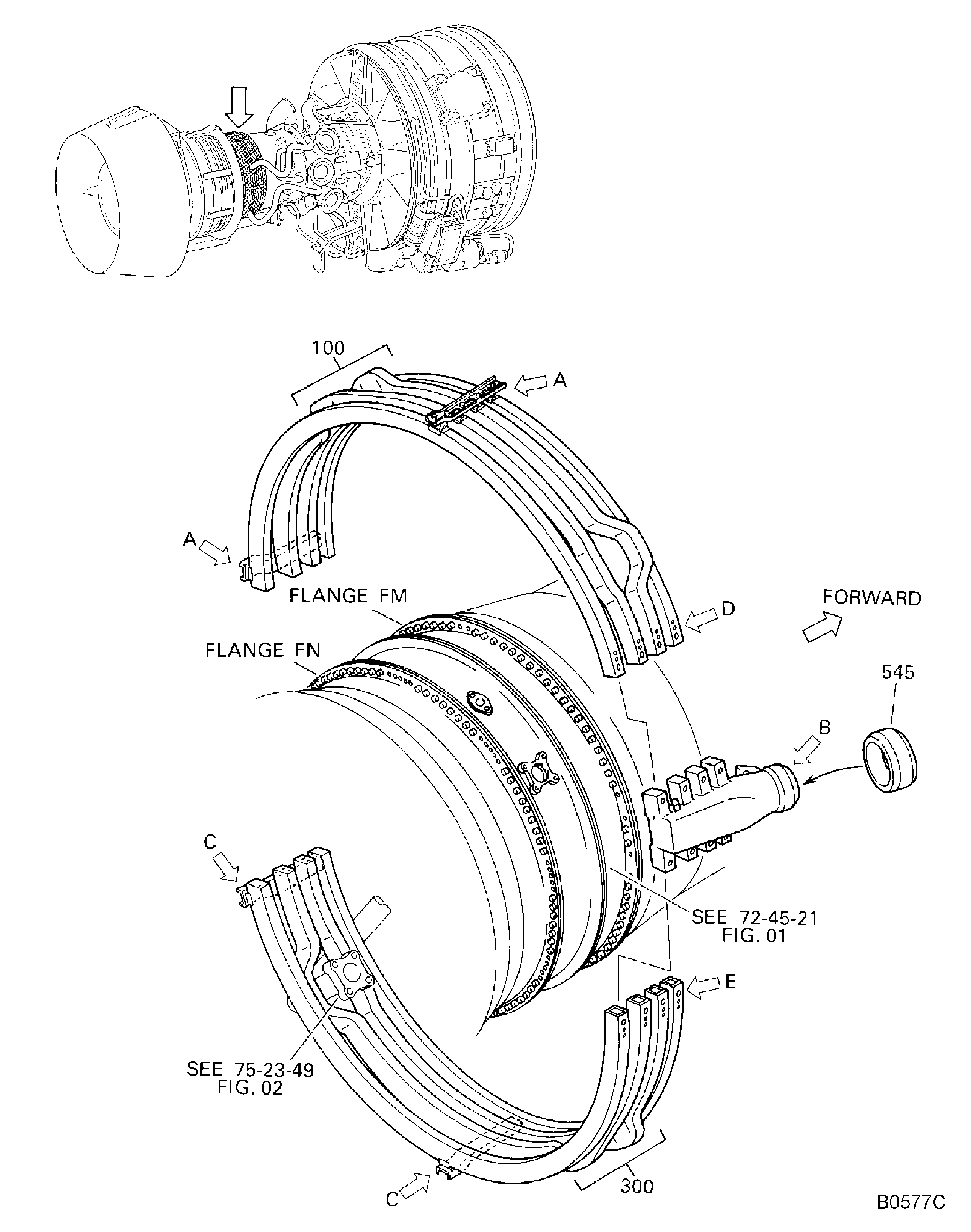 HP ACTIVE CLEARANCE CONTROL MANIFOLD