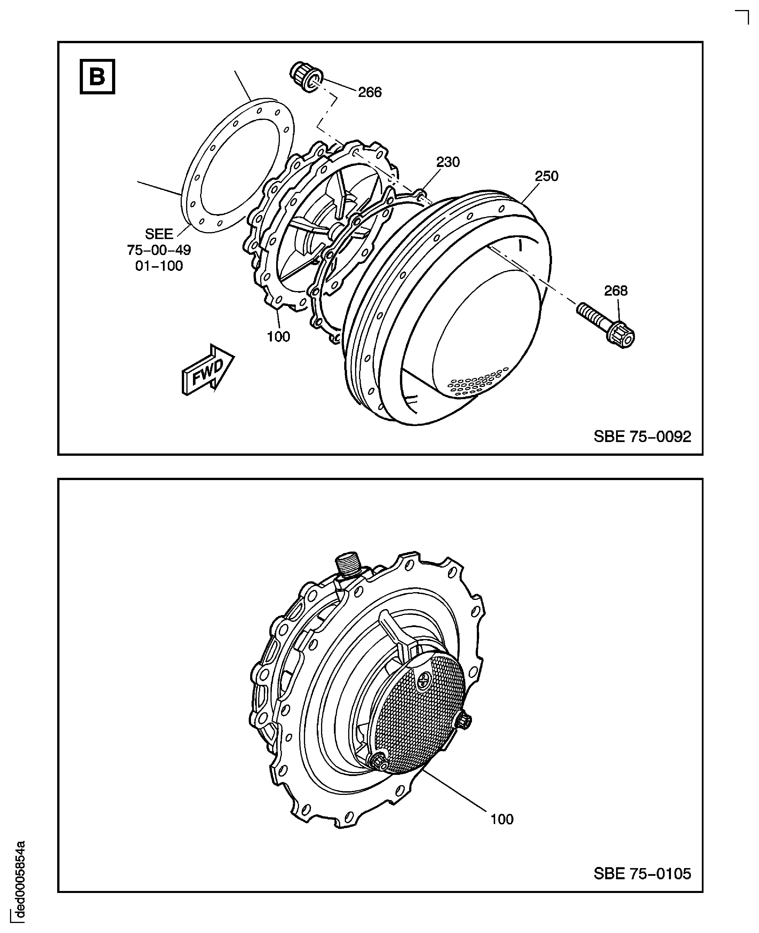 HPC Stage 7 Bleed Outlet Duct, Seal Assembly And Silencer Assemblies