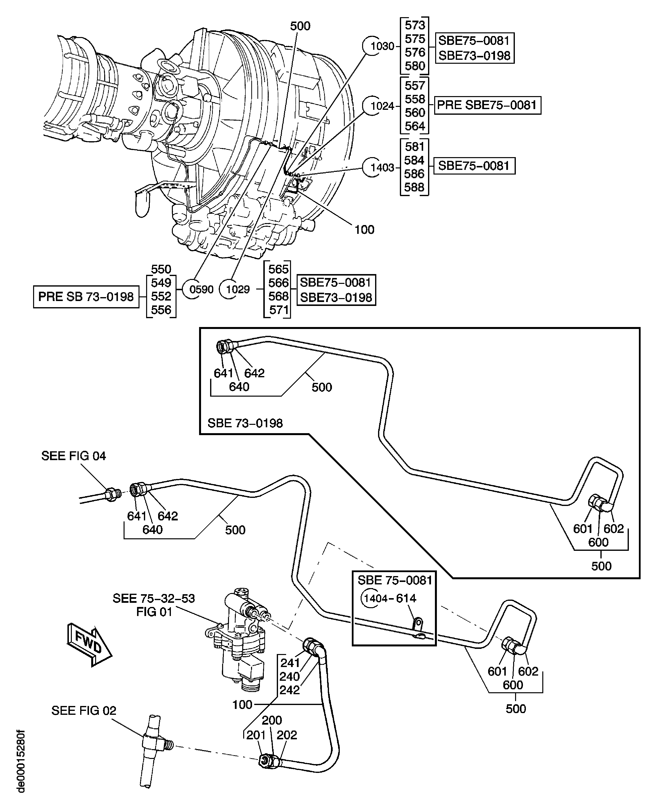 AIR-HPC BLEED CONTROL TUBES