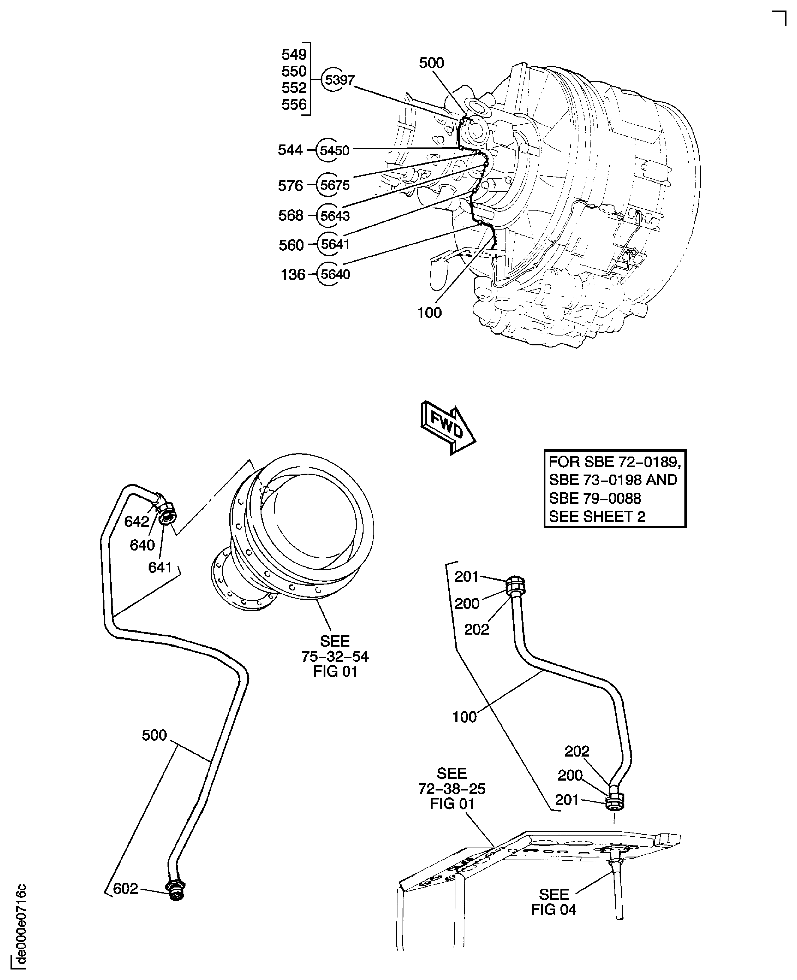AIR-HPC BLEED CONTROL TUBES