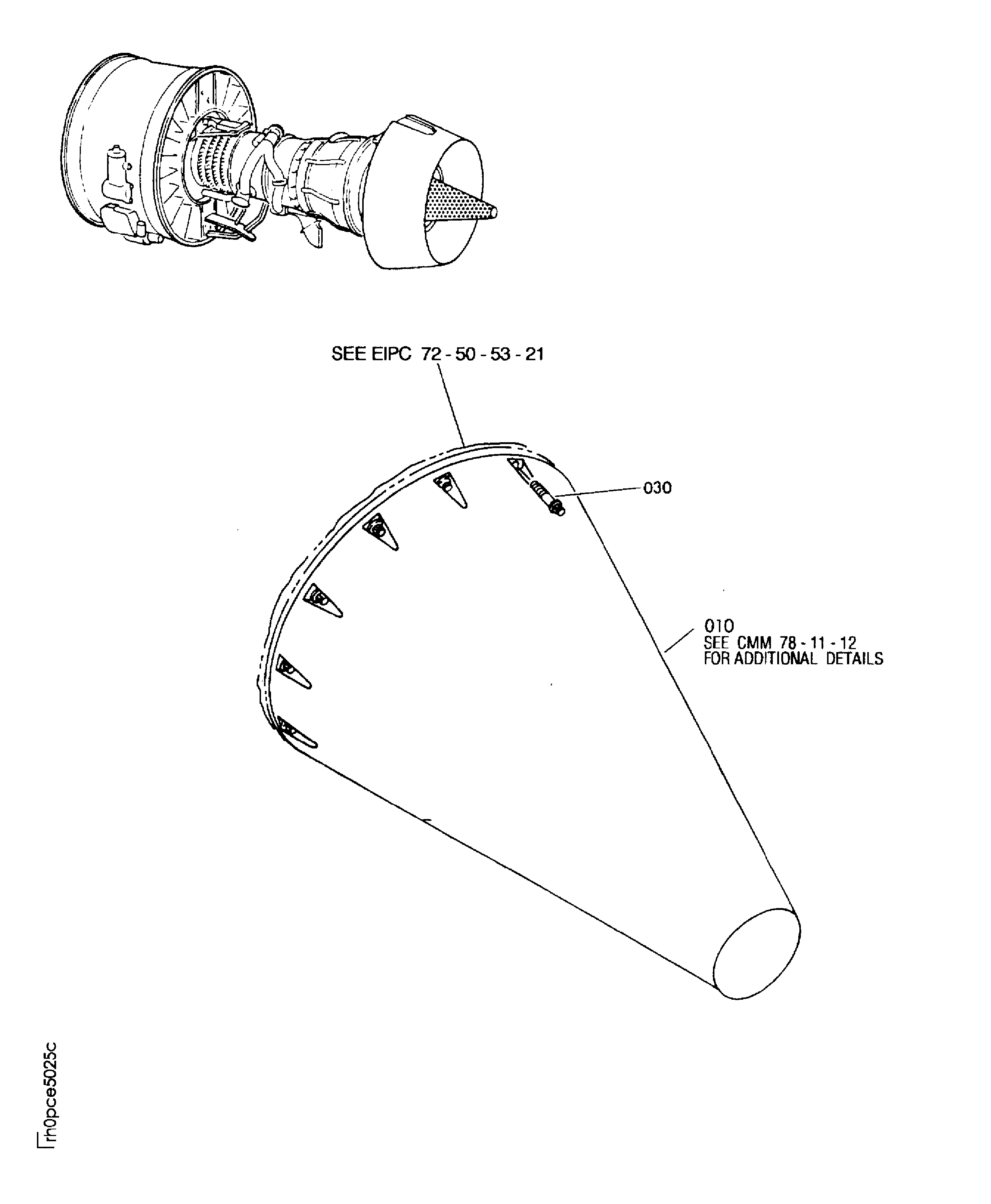 Engine Exhaust Cone And Plug