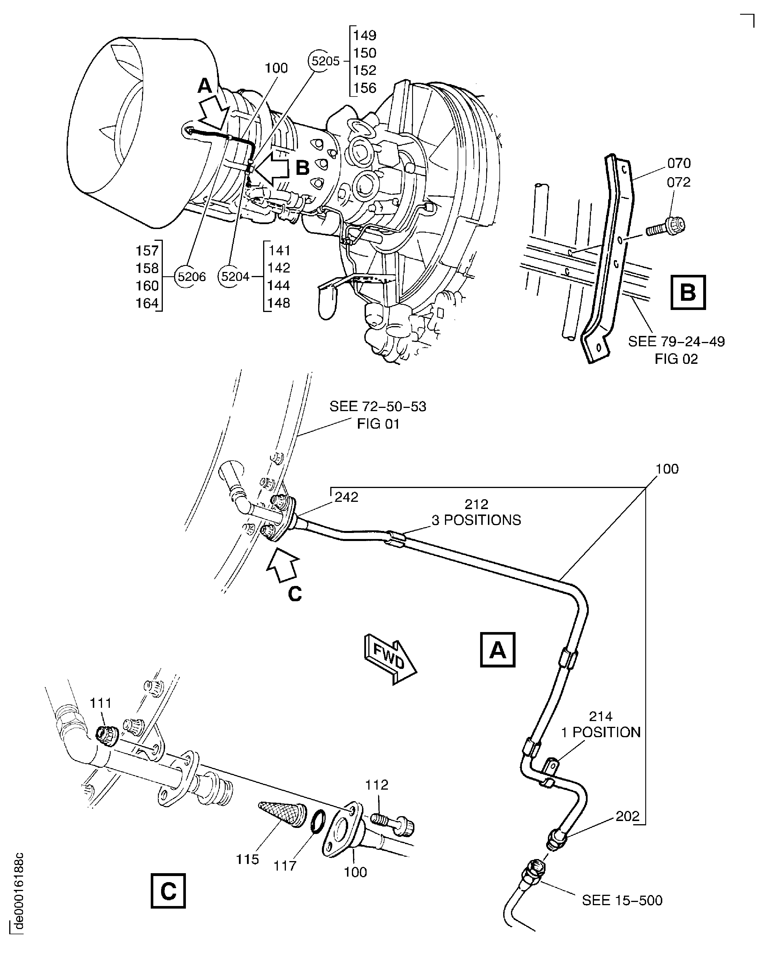 PRESSURE OIL TUBES ENGINE