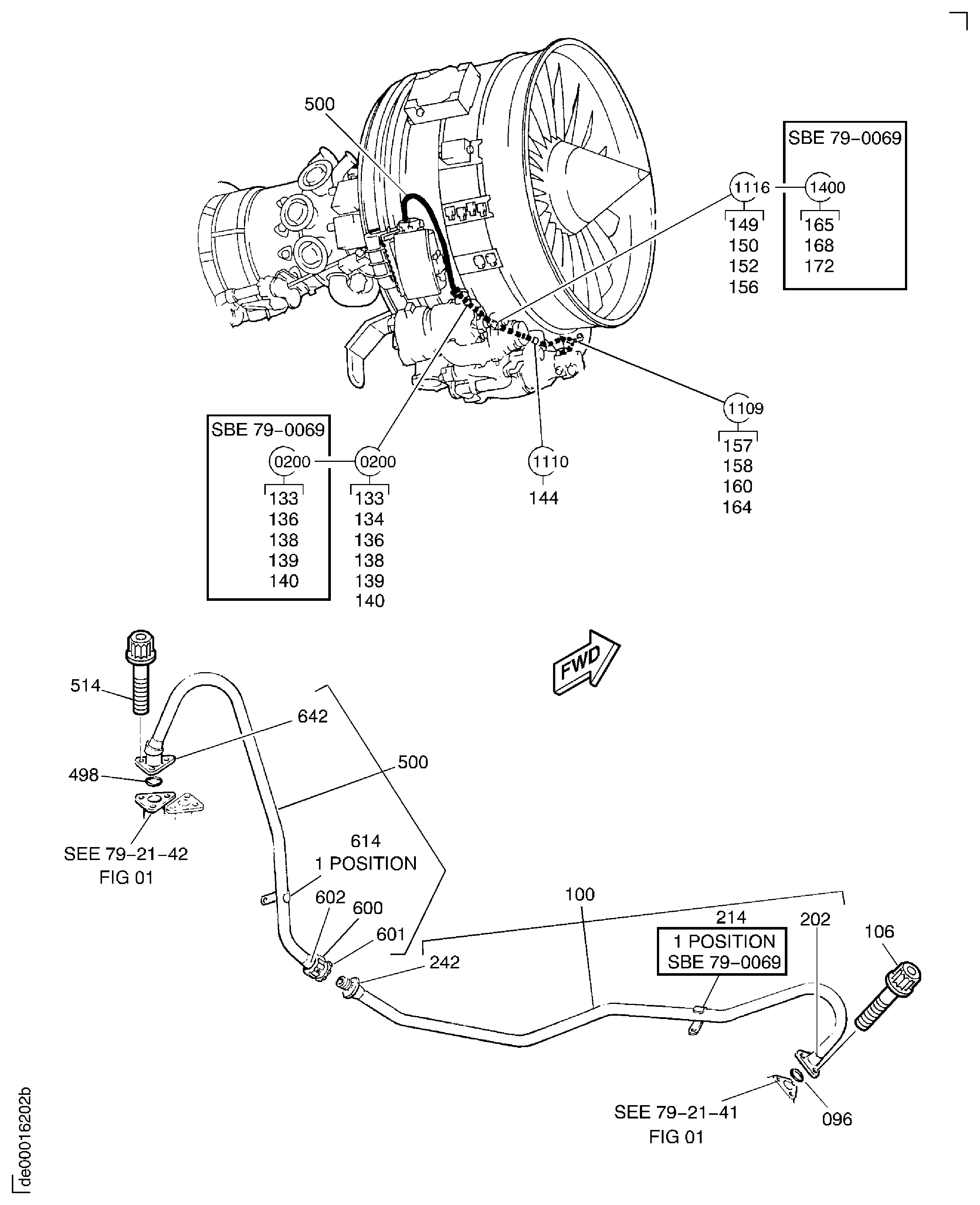 PRESSURE OIL TUBES ENGINE
