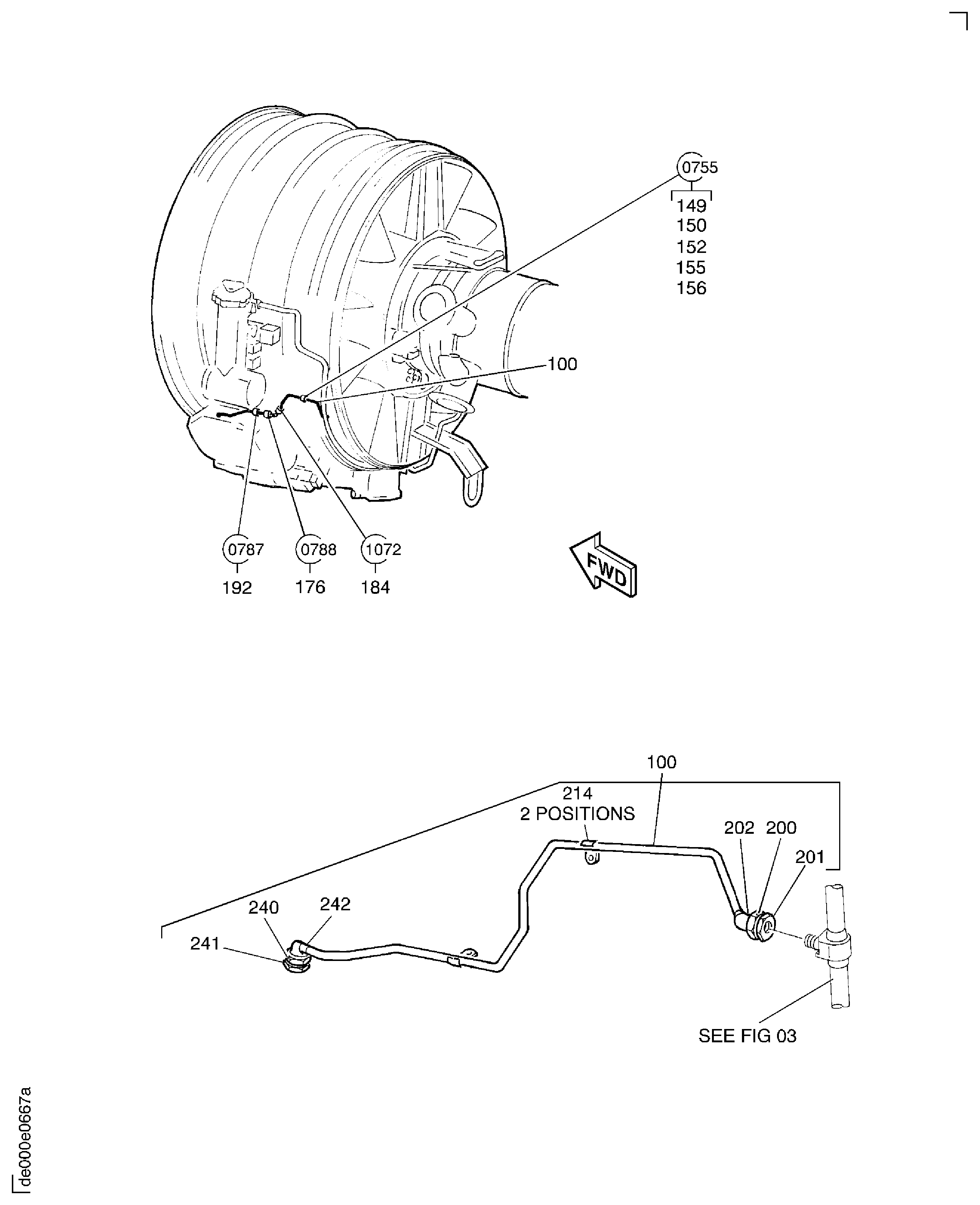 PRESSURE OIL TUBES ENGINE