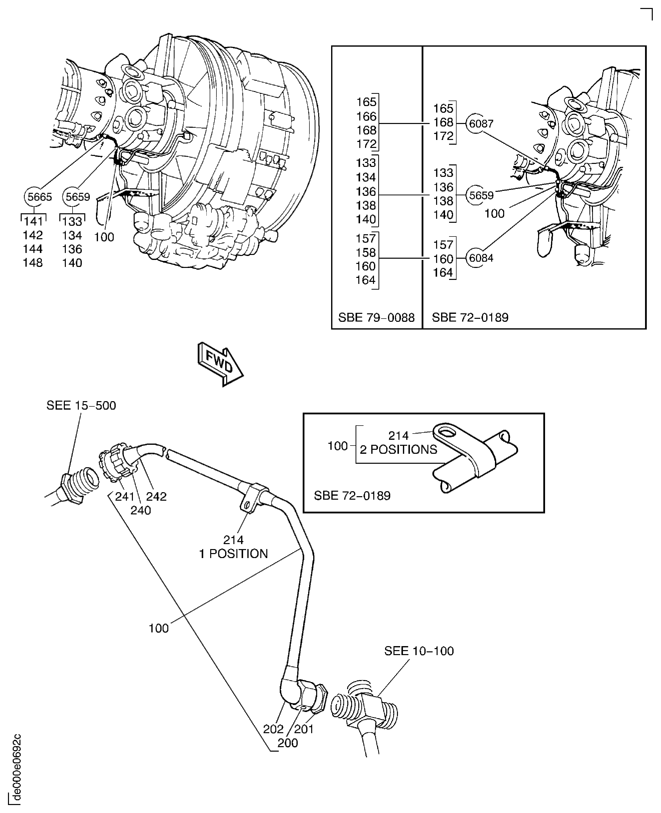 Engine Pressure Oil Tubes