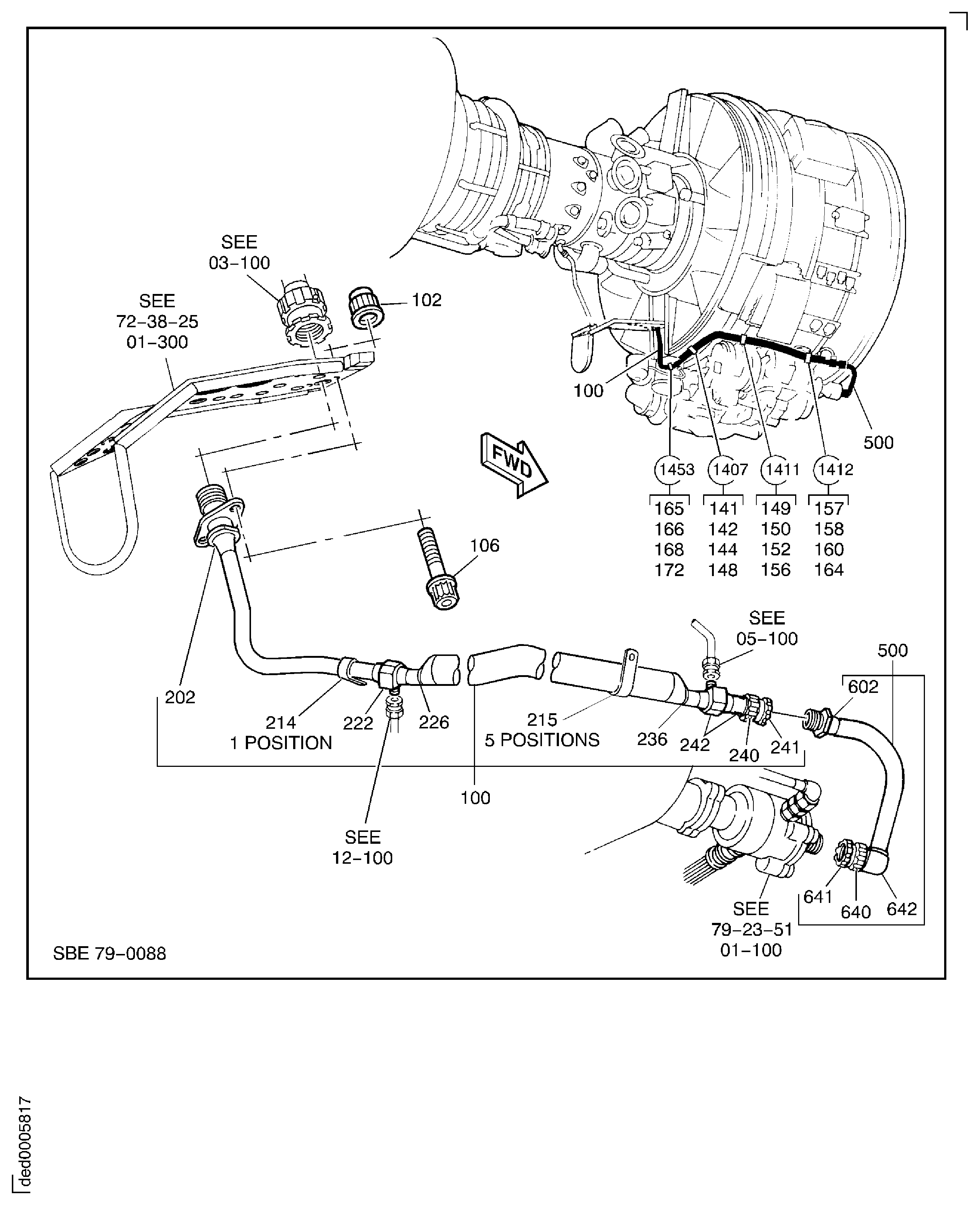 Engine Scavenge Oil Tubes