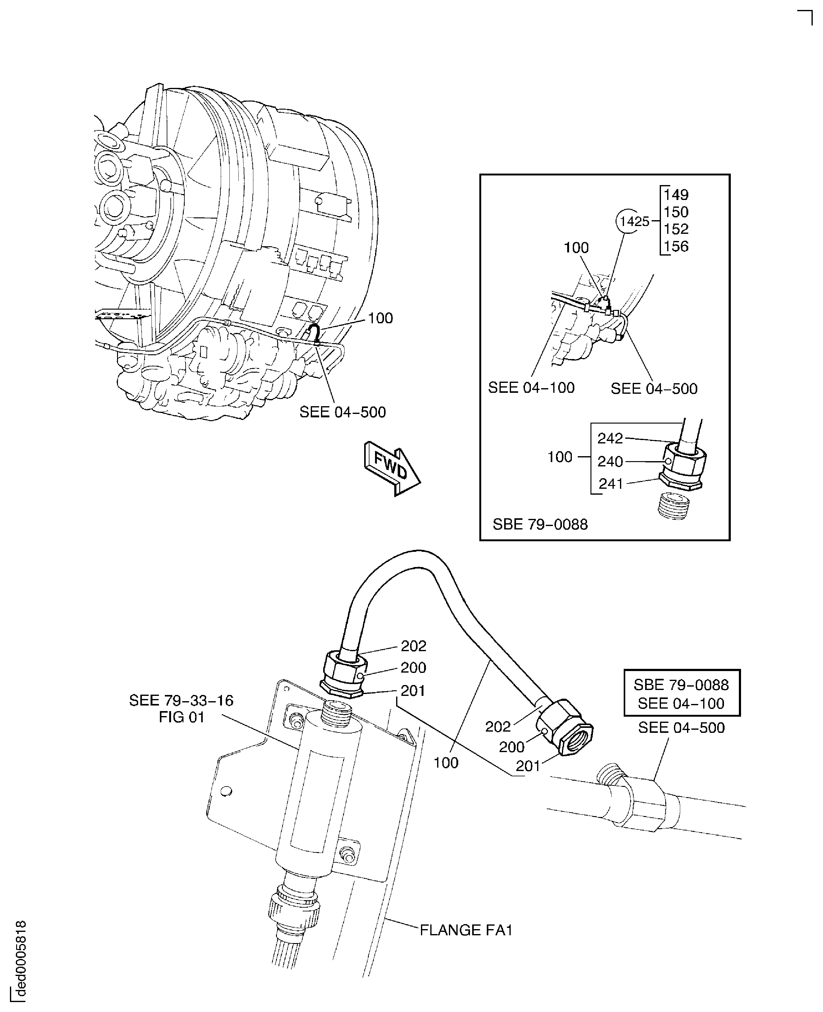 SCAVENGE OIL TUBES ENGINE