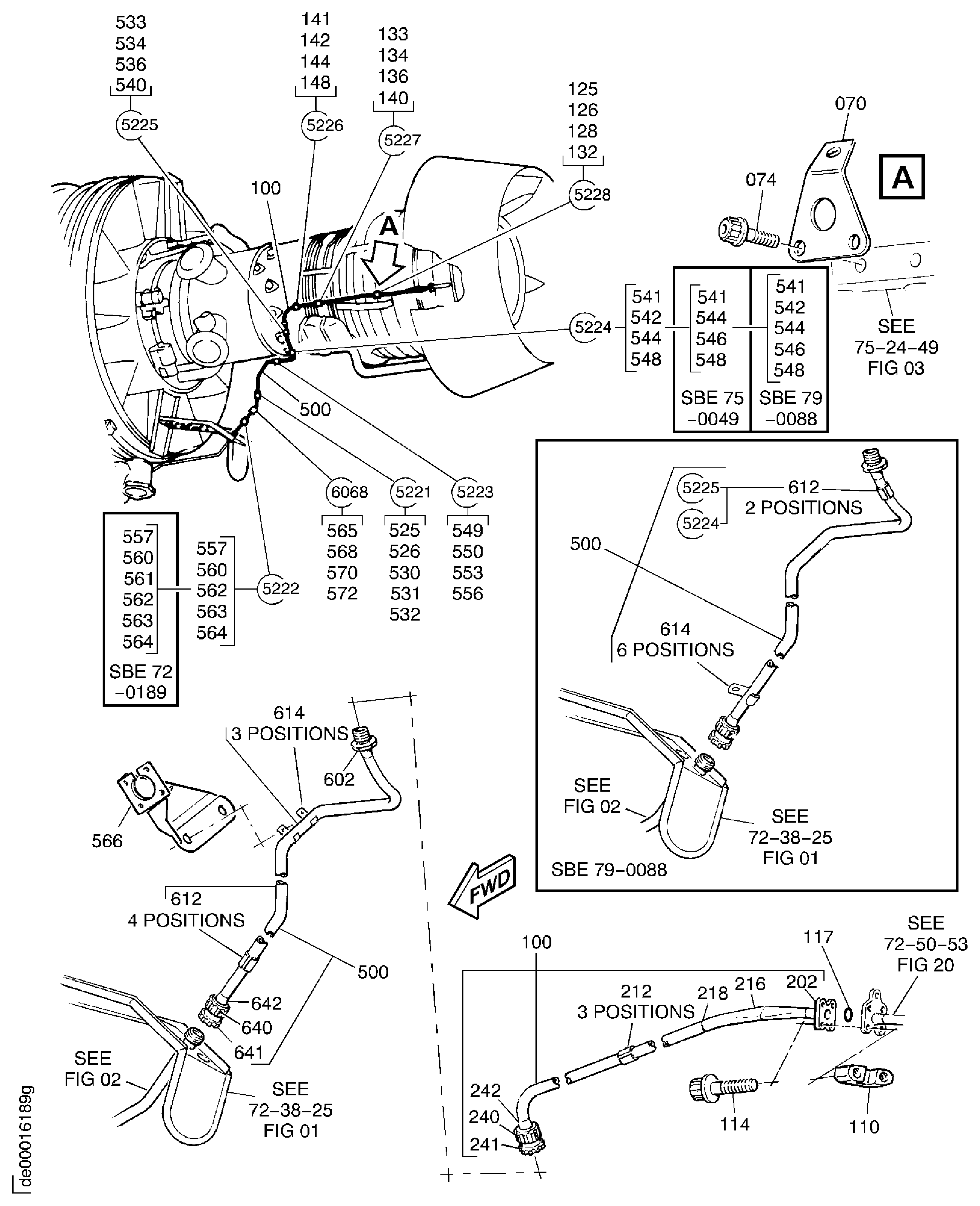 Engine Scavenge Oil Tubes