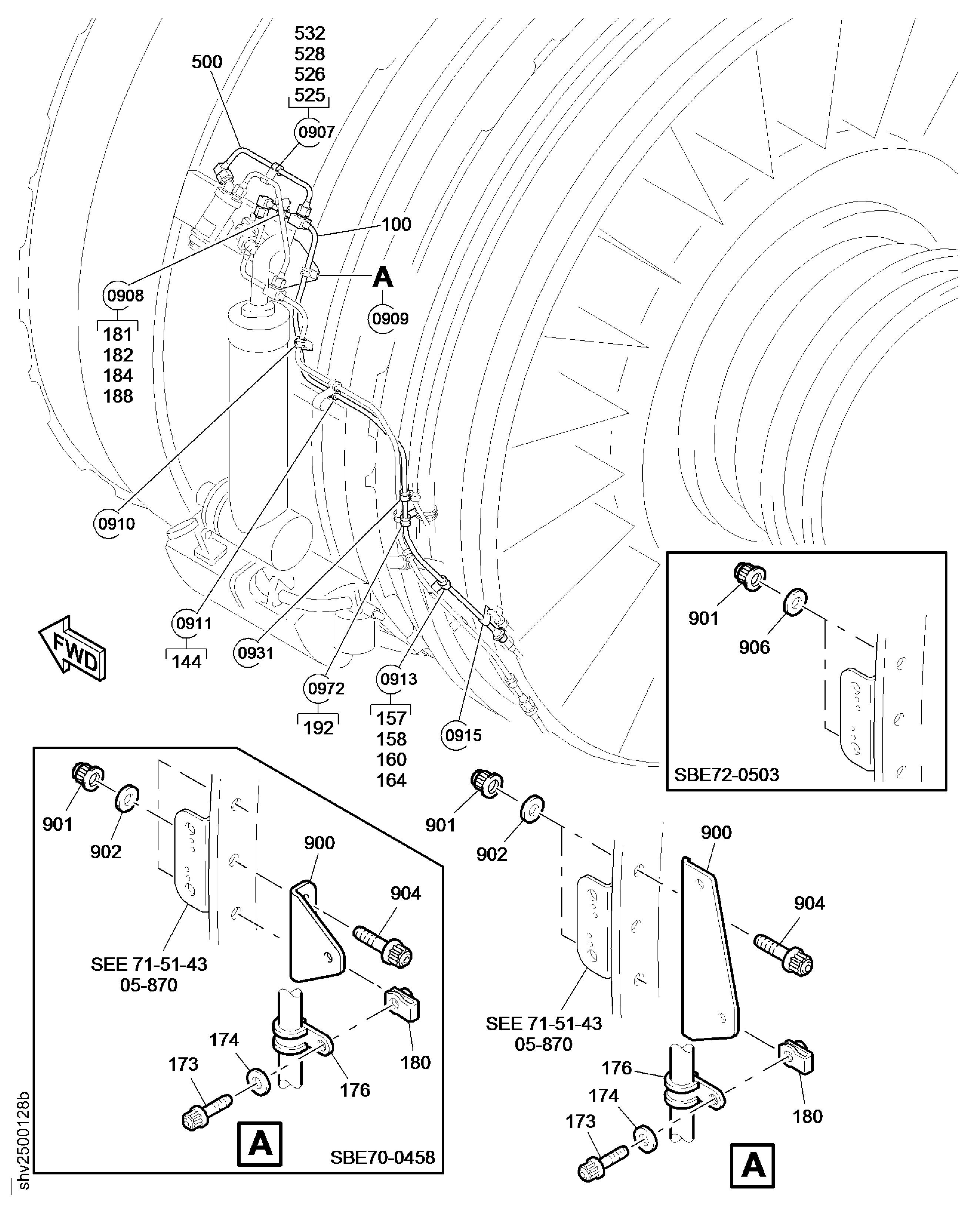 SCAVENGE OIL TUBES-ENGINE